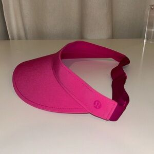 Lululemon Sonic Pink Visor never worn
